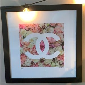 Chanel print wall decor
